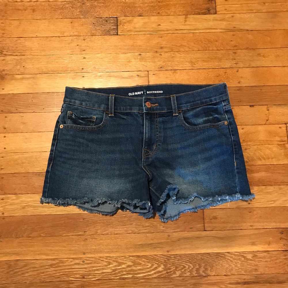 Old Navy boyfriend jean shorts